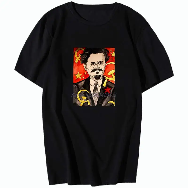 

Leon Trotsky Marxist Russia Soviet Unisex T-Shirt O-neck T-shirt oversize t-shirts Summer Streetwear Harajuku Men's clothing