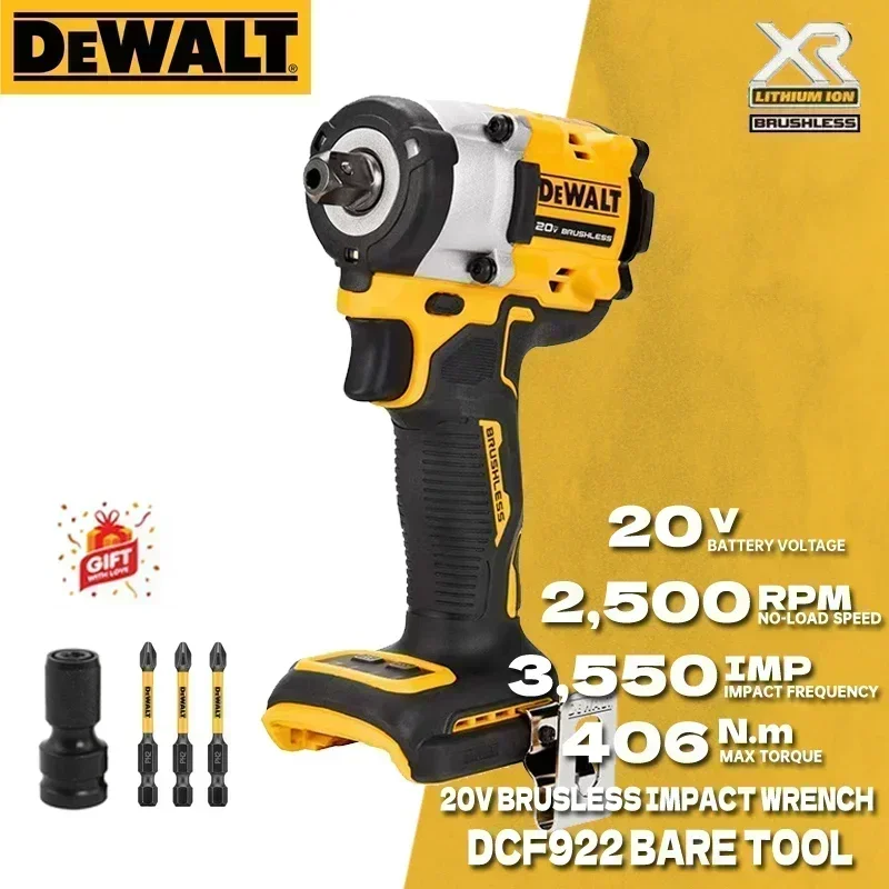 

Беспроводной ударный гайковерт DEWALT DCF922 ATOMIC 20В