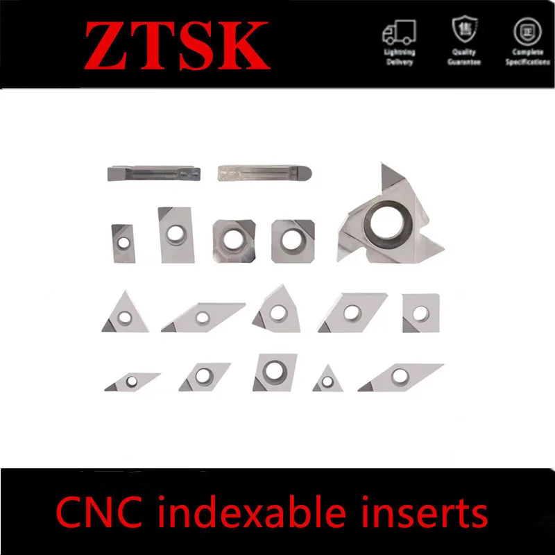 

PCD CBN Diamond Inserts Cutter Tool CCMT060204 DCMT11T304 TCMT110204 TNMG WNMG VBMT APKT 16ER Lathe Internal Turning Tools