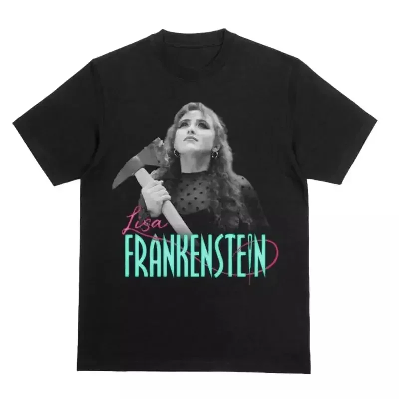 Фото Футболка Lisa Frankenstein 2024 с кинопостером в стиле ретро №1