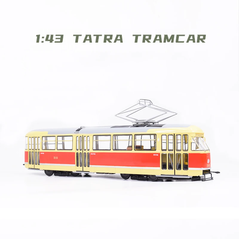 

Diecast 1:43 Scale T1 Type Tram No. 301 Streetcar Bus SSM4069 Alloy Car Model Adults Collectibles Toy Gifts Static Show Souvenir