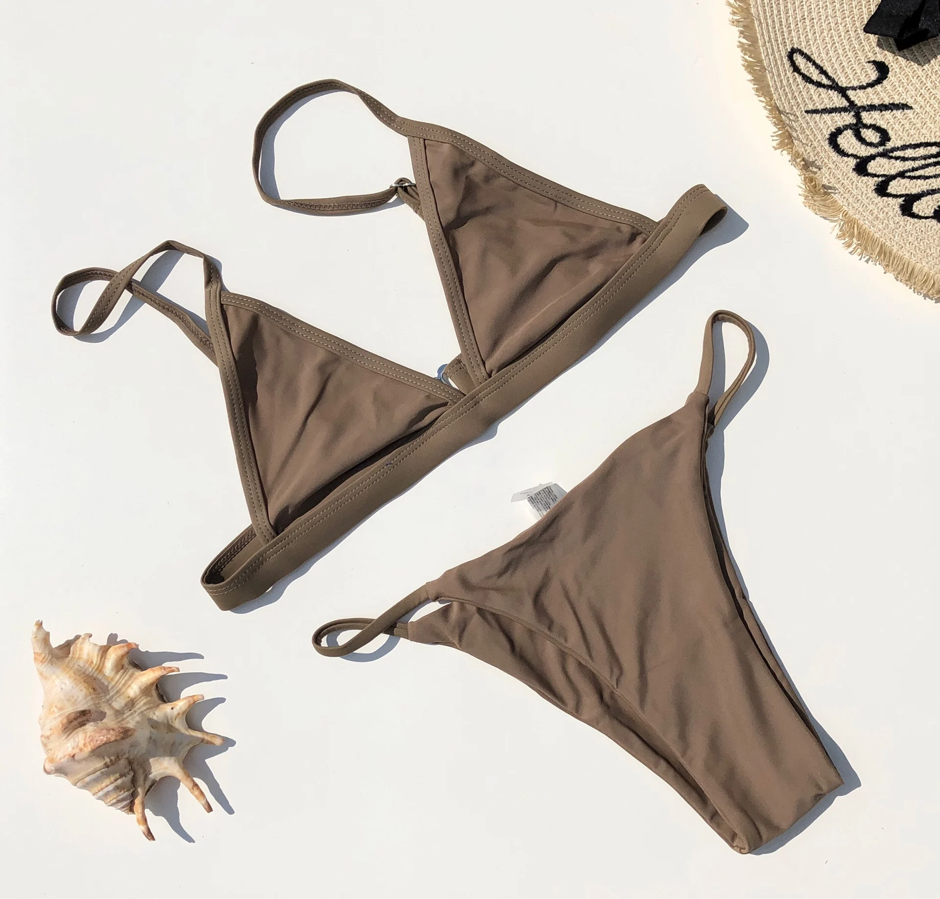 

COSPOT Swimwear Women Bikini Mujer Solid Sexy Push Up Brazilian Bikinis Swimsuit Woman Bathing Swimming Suit For Womens