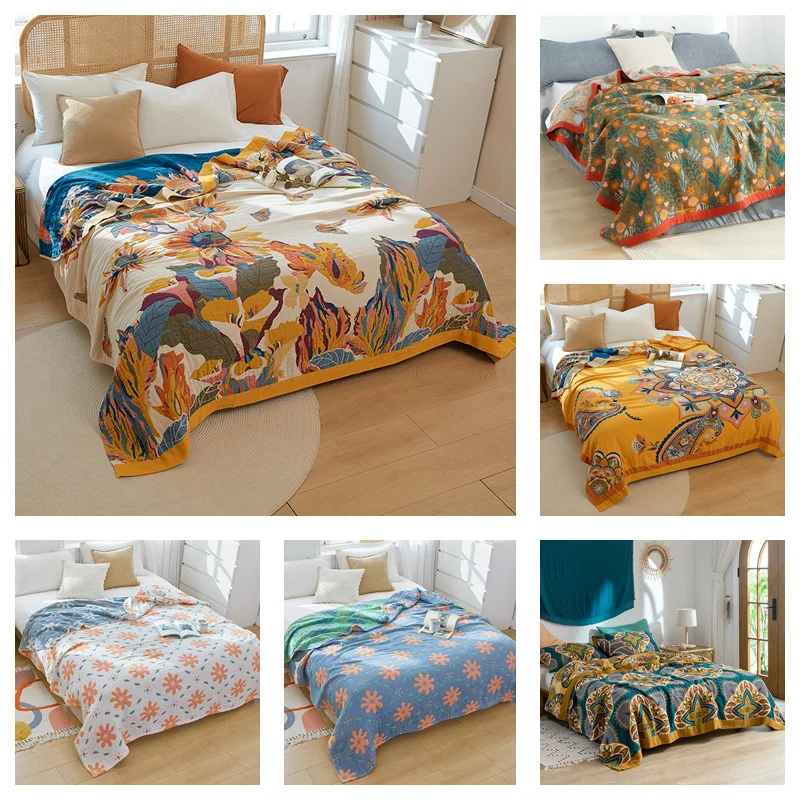 

Plain Weave Blanket Summer Bed Cover Plain Weave Sleep Blanket Home or Travel