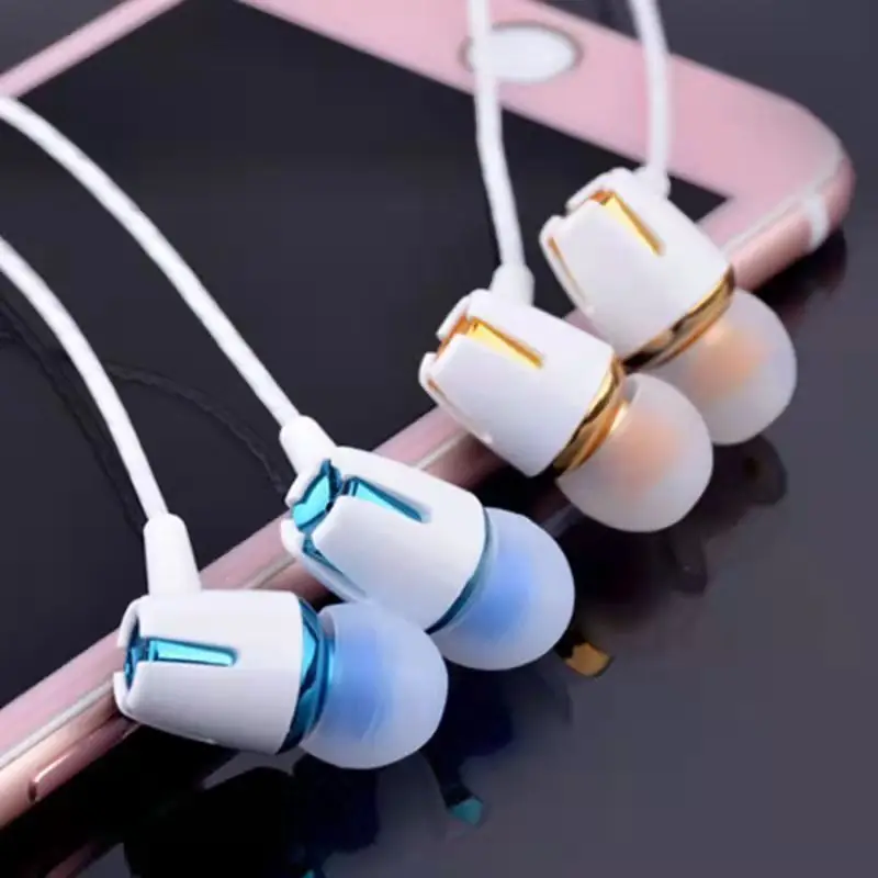 Metal HiFi Sound Wired Earphones With Mic For iPhone 13 Huawei Xiaomi Samsung Noise Cancelling Stereo Bass Earbuds High Quality