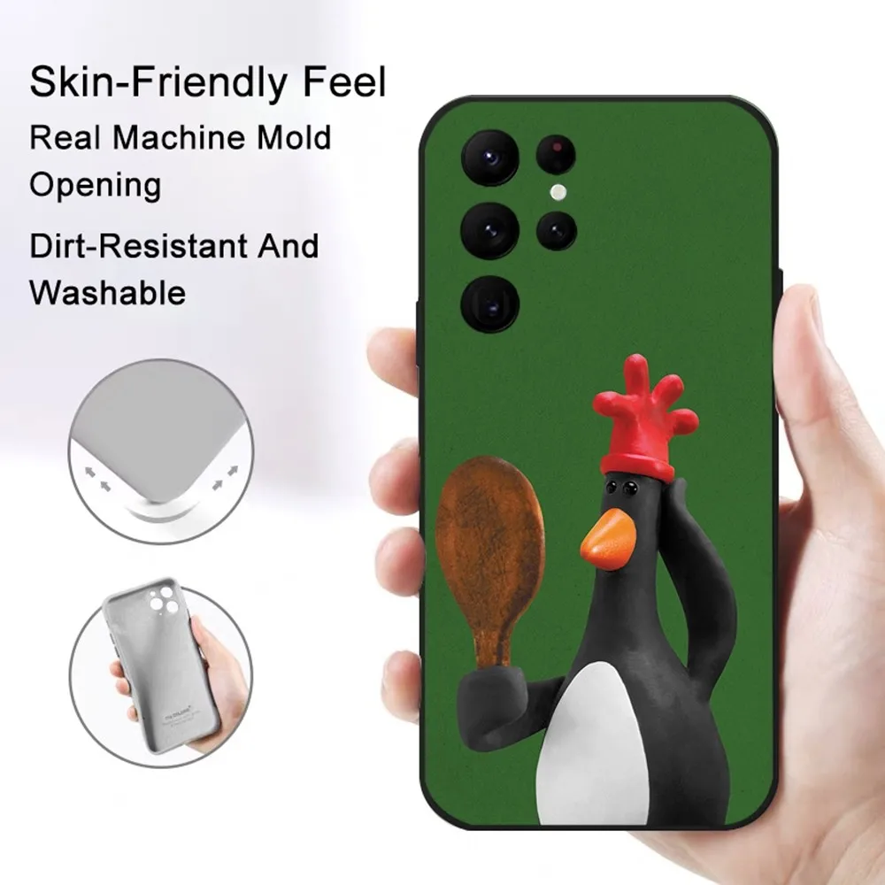 W-WallaceS милый чехол для телефона G-Gromit Samsung S series s20 s21 s22 s23 s24 FE Plus Ultra TPU мягкий