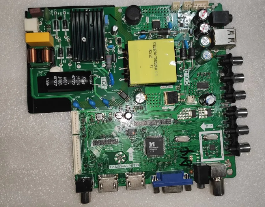 

Free shipping !! TP.MS3463.PB813 Universal three in one TV motherboard dual HD HDMI interface