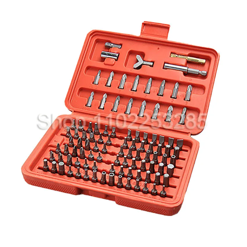 100 шт. набор отверток безопасный хром-ванадиевый CR-V стальной шестигранный ключ