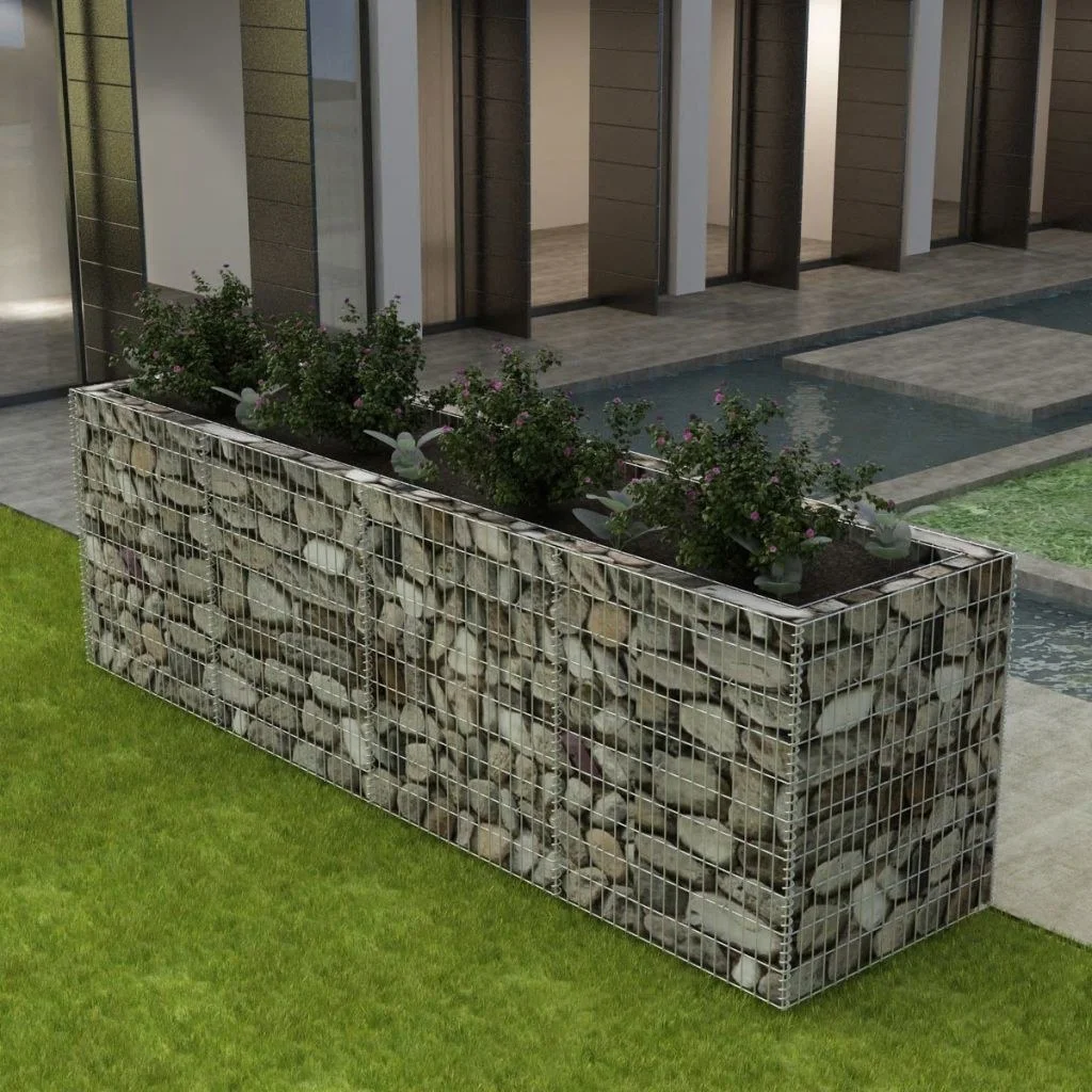 Gabion Planter Steel 141.7"x35.4"x39.4"