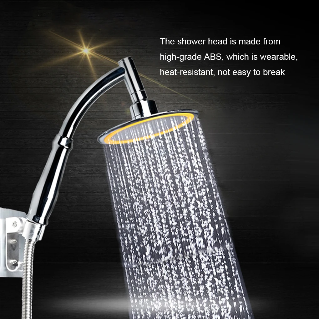 

Bathroom Shower Head Handheld High Pressure 360 Degree Rotatable Rainfall Adjustable Home Hotel Bathing Supplies