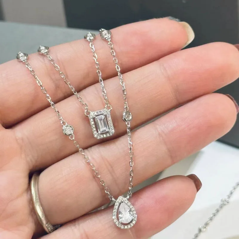 New Fashion Sugar Droplet Pendant Necklace Original High Quality Exquisite Women's Festival Party Jewelry Gift