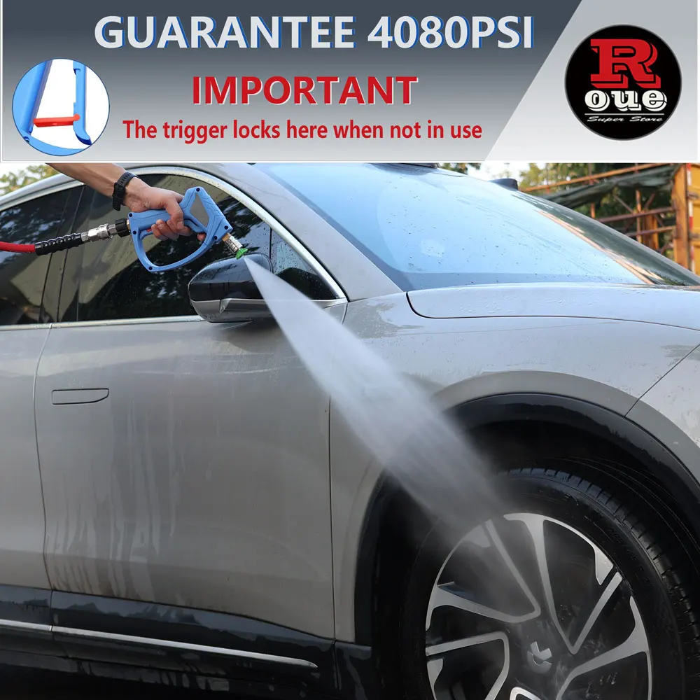 ROUE Набор Пистолетов Для Мойки Высокого Давления С Пятицветным Соплом 4080PSI M22-14