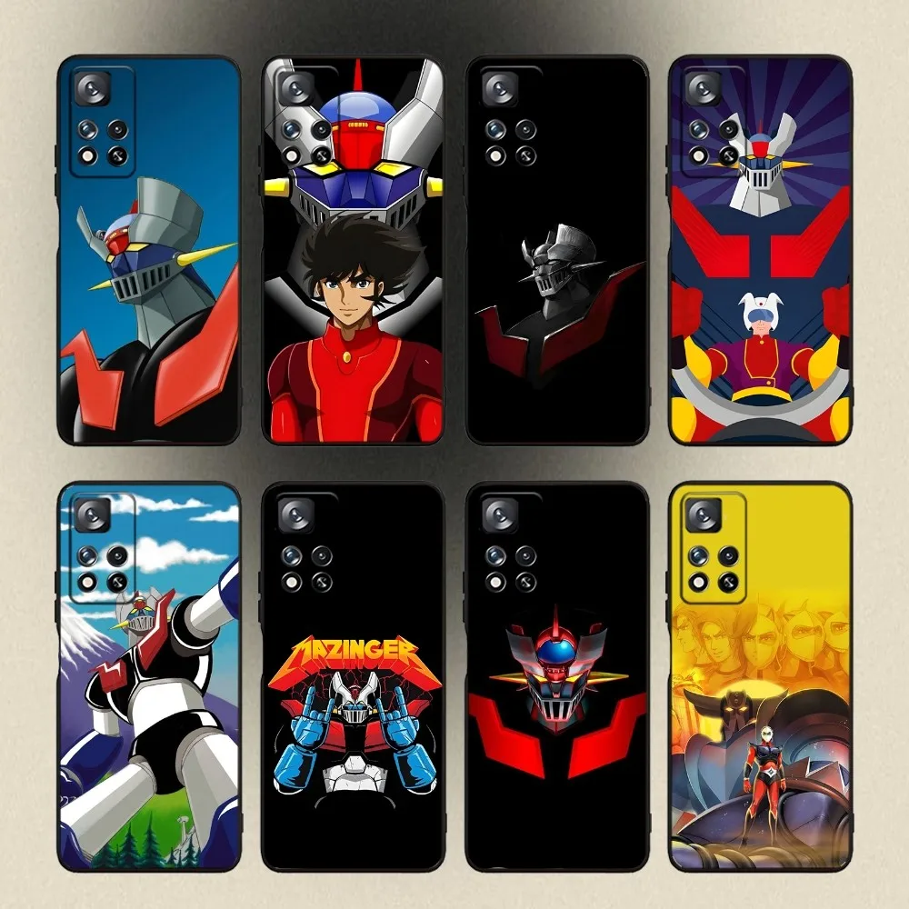 Чехол для телефона Mazinger Z Robot Samsung Galaxy A20 A21s A22 A31 A32 A52 A53 A72 73 A80 A91 Мягкий черный чехол