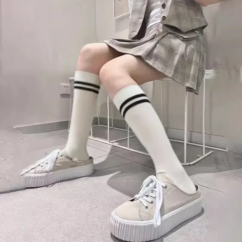 1/3 пары черно-белых полосатых носков женские сексуальные хлопковые короткие