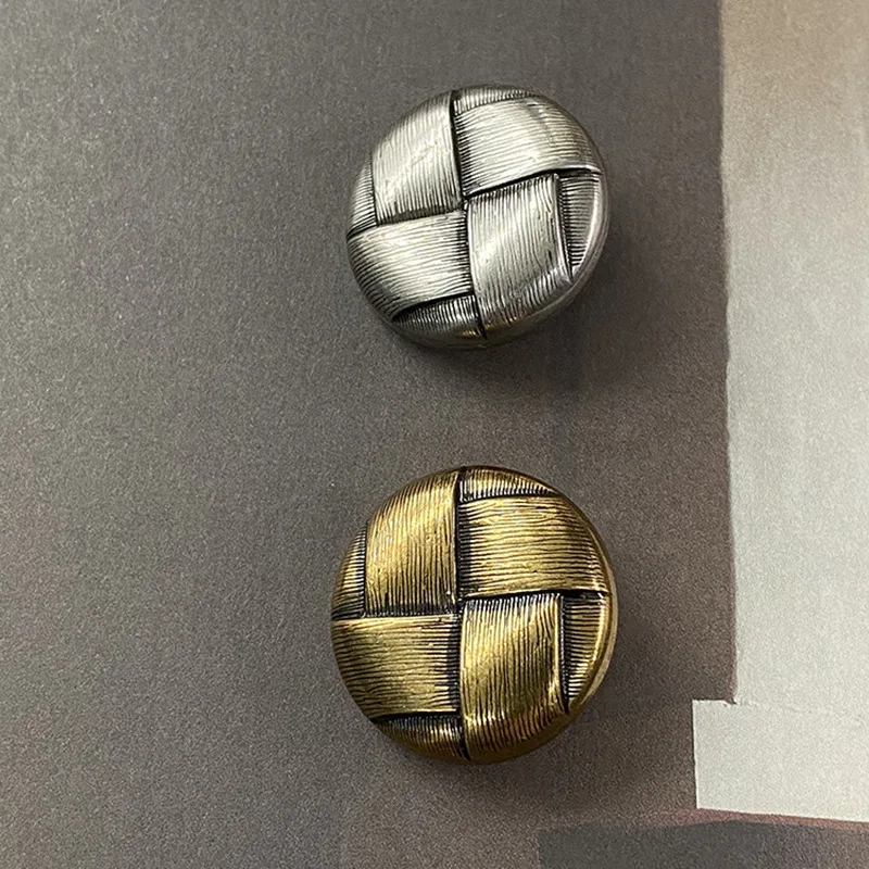 Металлические пуговицы в стиле ретро для мужчин и женщин декоративные большого