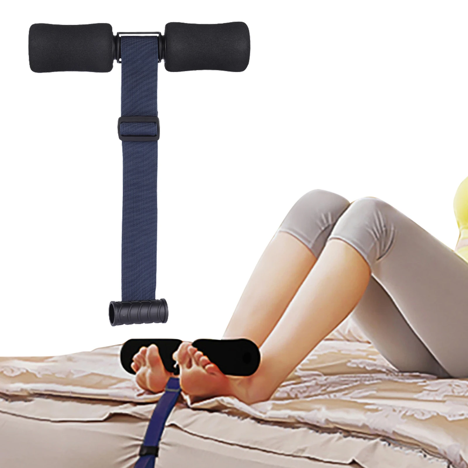 

Nordic Hamstring Curl Strap Exercise Assisted Hammy Belt Adjustable Strap Fitness Equipment Fixed Body Leg Part