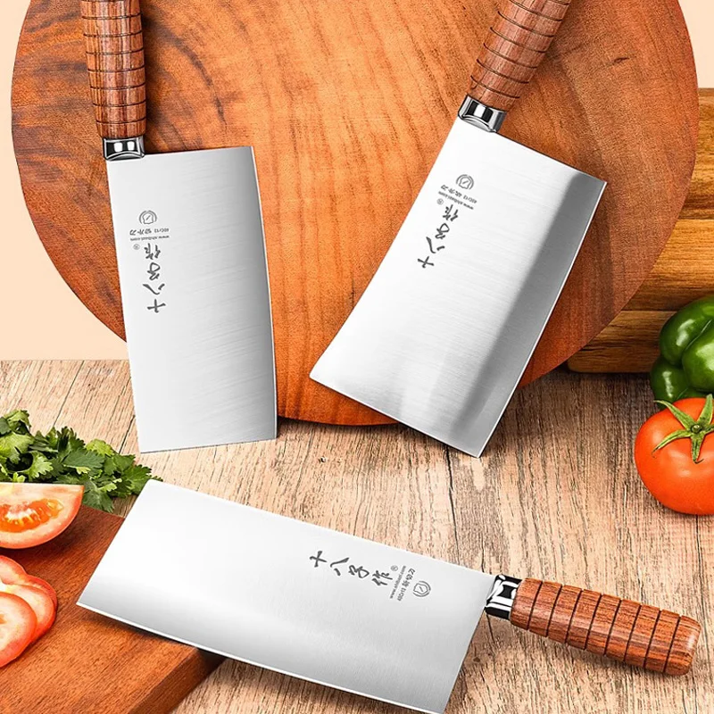 Shibazi кухонный нож из нержавеющей стали для нарезки мяса и овощей