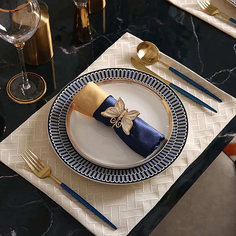 Набор из 12 держателей для салфеток на День святого Валентина Благодарения