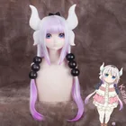 Костюм горничной из аниме для косплея, женский длинный парик на Хэллоуин, аксессуары для волос, 2022