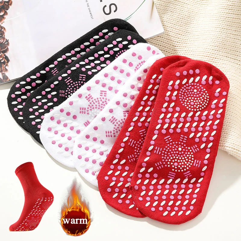 Winter Self-heating Health Care Socks Women Ski Sports Self Heated Massage Man Short Socks Free Shipping Items For Men