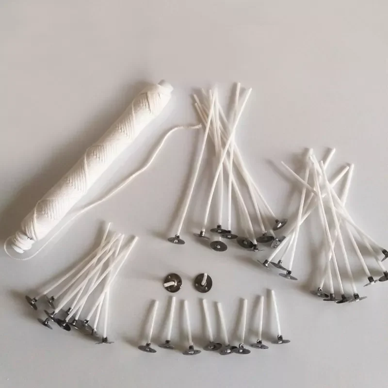 

2.6/8/9/15/20cm Cotton Candle Wicks Candle Smokeless Wick Candle Making Tools Birthday Christmas Decoration