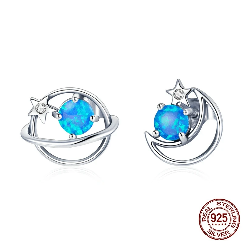 

Женские серьги из серебра 925 пробы с опалом