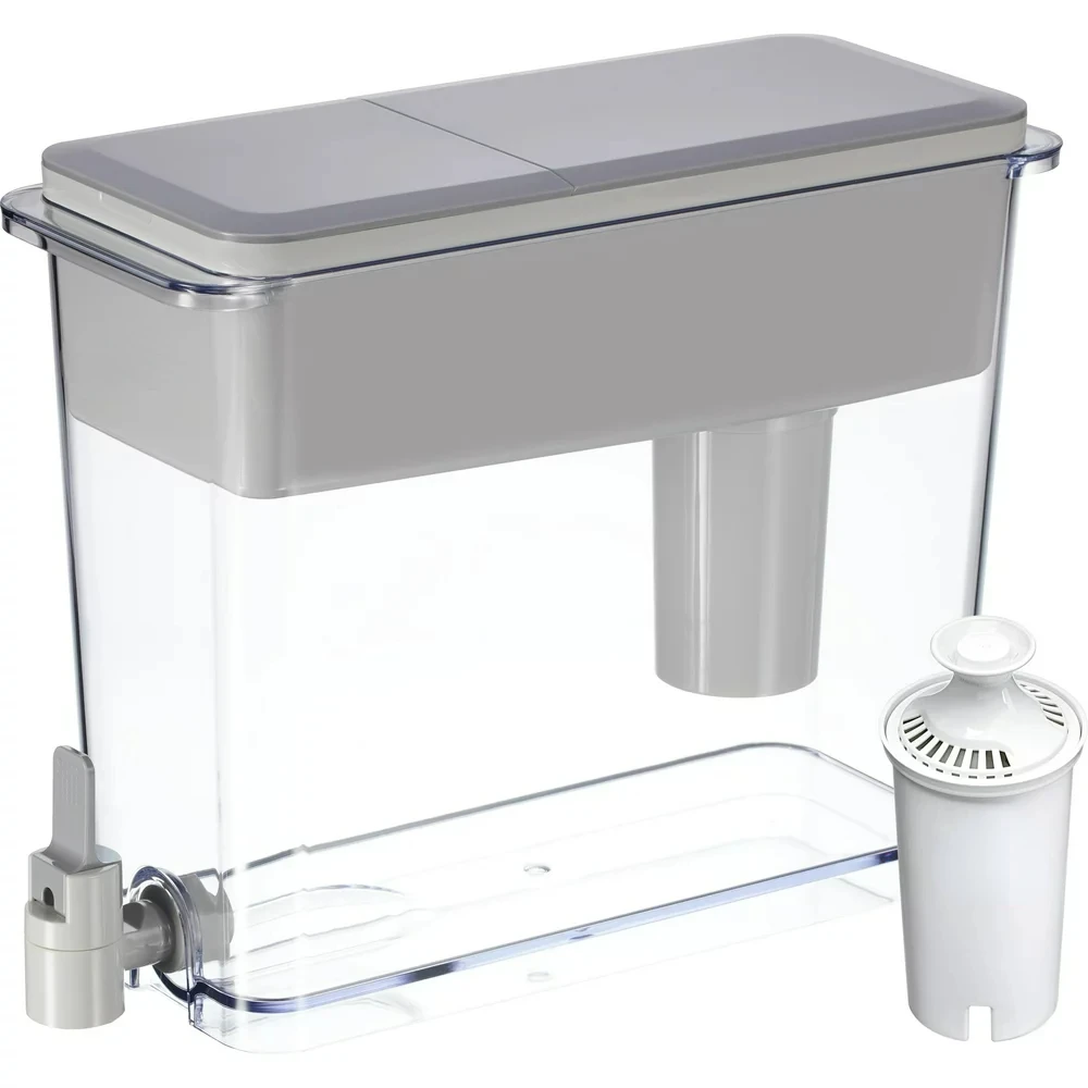 

27-Cup Gray Water Filter Dispenser