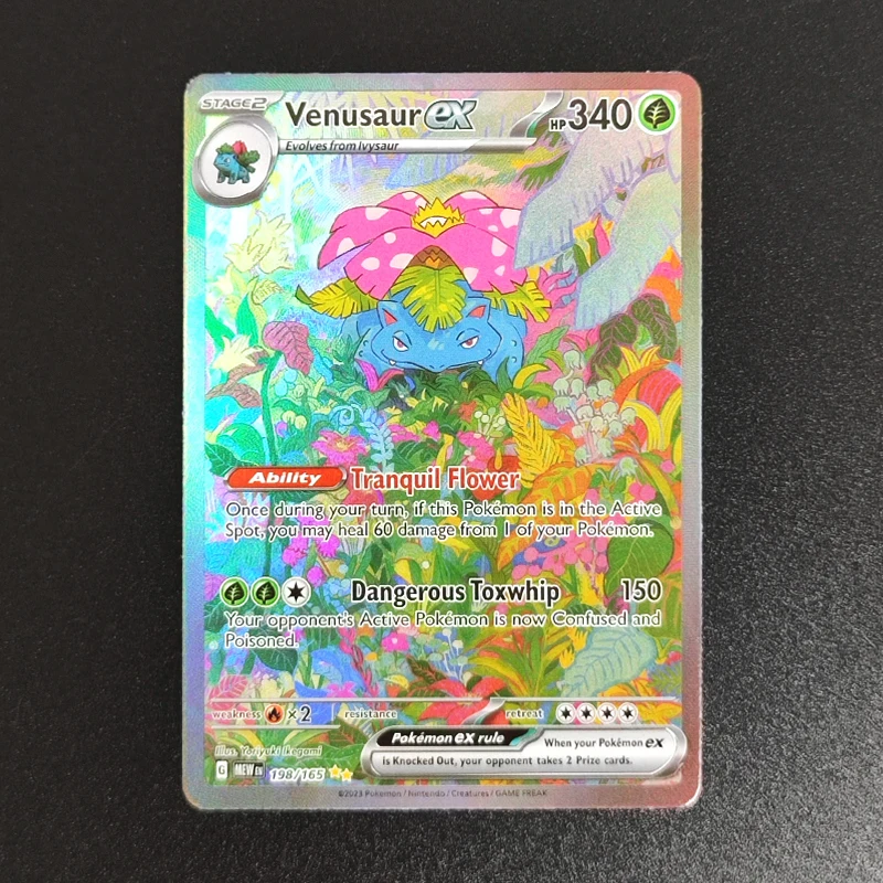 Фото Английские прокси-карты Ptcg Scarlet & Violet 151 Blastoise Venusaur Charizard Ex Collection Коллекционная карточная игра №4