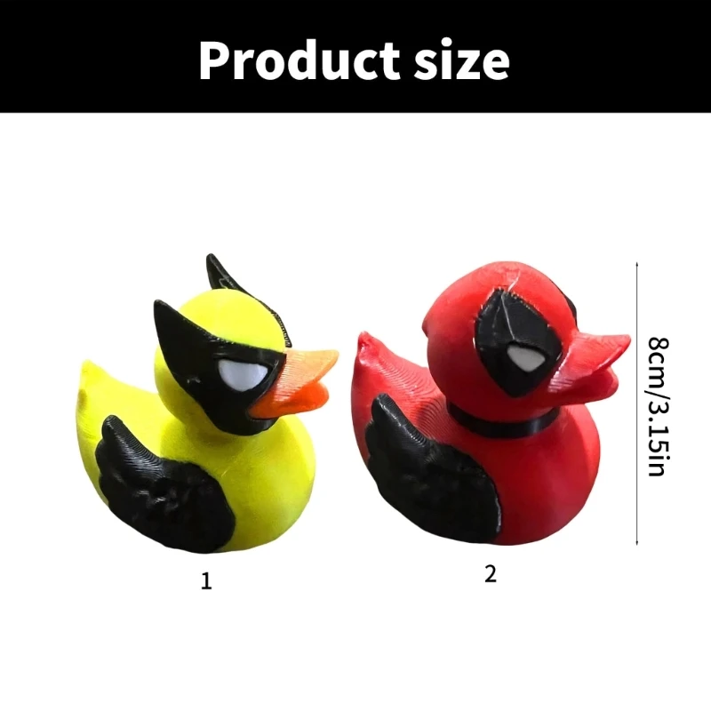 Новинка уникальные забавные уточки-супергерои розыгрыши утята с реквизитом для