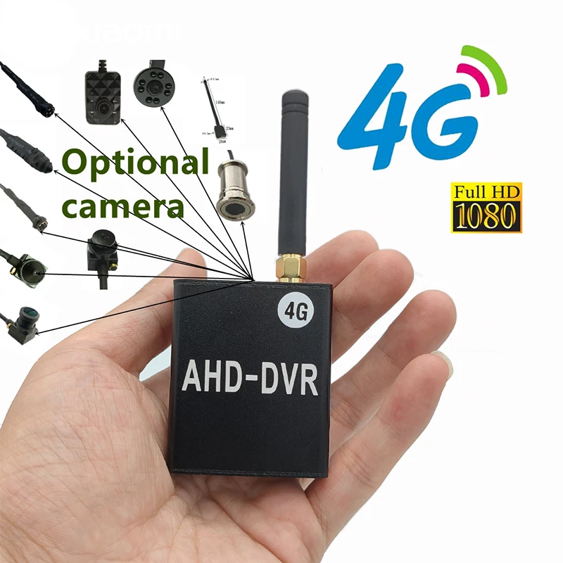 

4G Wireless DVR Monitor Mini Camera Remote Network Monitoring System Voice Full-HD 1080P Wide-angle Camera Night Vision Camera