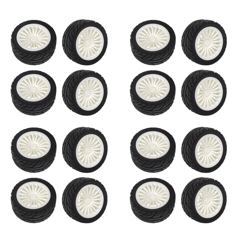Фото YSUN-16 шт. резиновые шины, колеса для SG1603 SG1604 SG 1603 UDIRC UD1601 UD1602 UD1603 UD1604 1/16, детали для обновления радиоуправляемого автомобиля, 2 №1