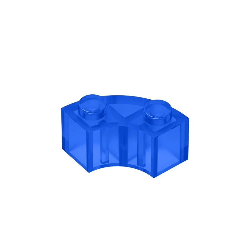 Круглые уголки gobrick GDS-799 2x2macaroni с вырезом-гвоздиком и усиленной нижней стороной, совместимы с lego 85080 3063DIY (art.: 3920bc7241bca) - 3920bc7241bca