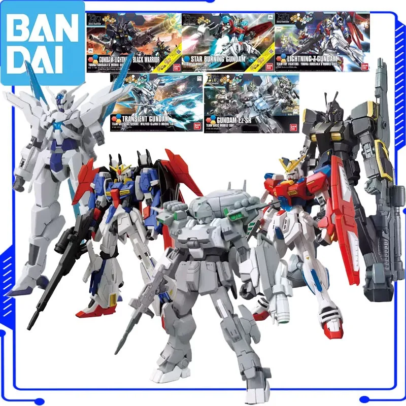 Фото Оригинальная фигурка Bandai GUNDAM HG1/144, модель GUNDAM EZ-SR, набор для сборки, подарок для мальчиков и девочек, коллекционная модель №1