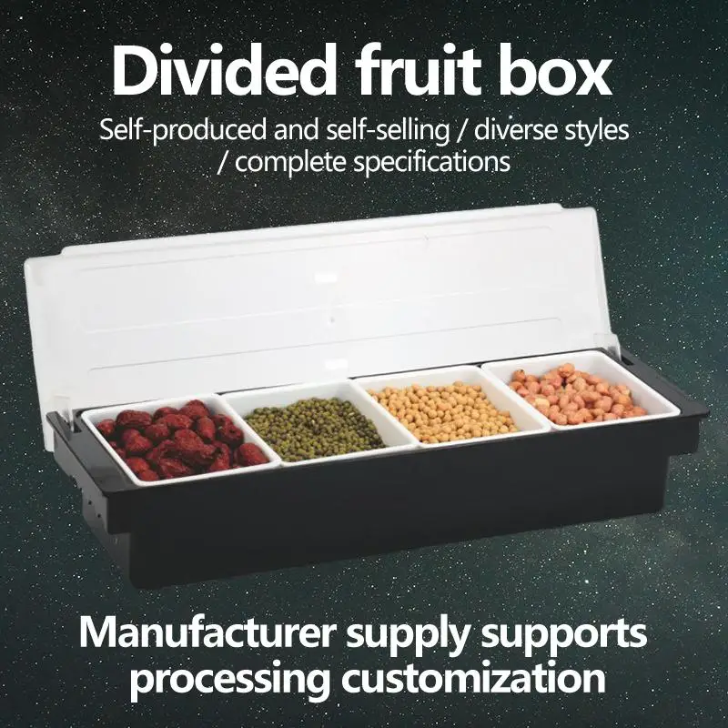 

Multi-functional Plastic Seasoning Box and Fruit Box for Bar Counter Utensils - Organize and Store Your Seasonings and Fruits i