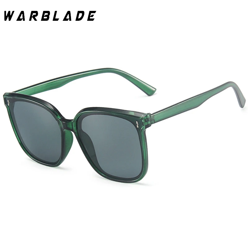 

Солнечные очки WarBLade в винтажном стиле UV400 для мужчин и женщин, солнцезащитные аксессуары в квадратной оправе, в стиле оверсайз, чёрные Ретро, с защитой от ультрафиолета