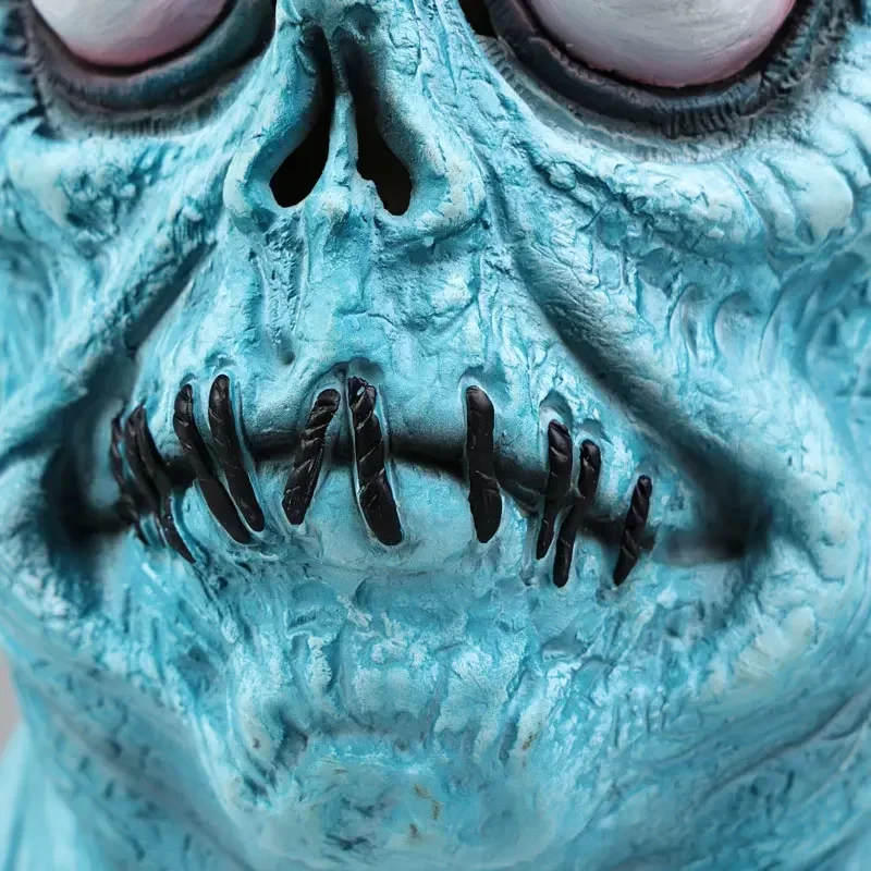 Ужасная маска зомби с париком реалистичный персонаж фильма на всю голову скелет