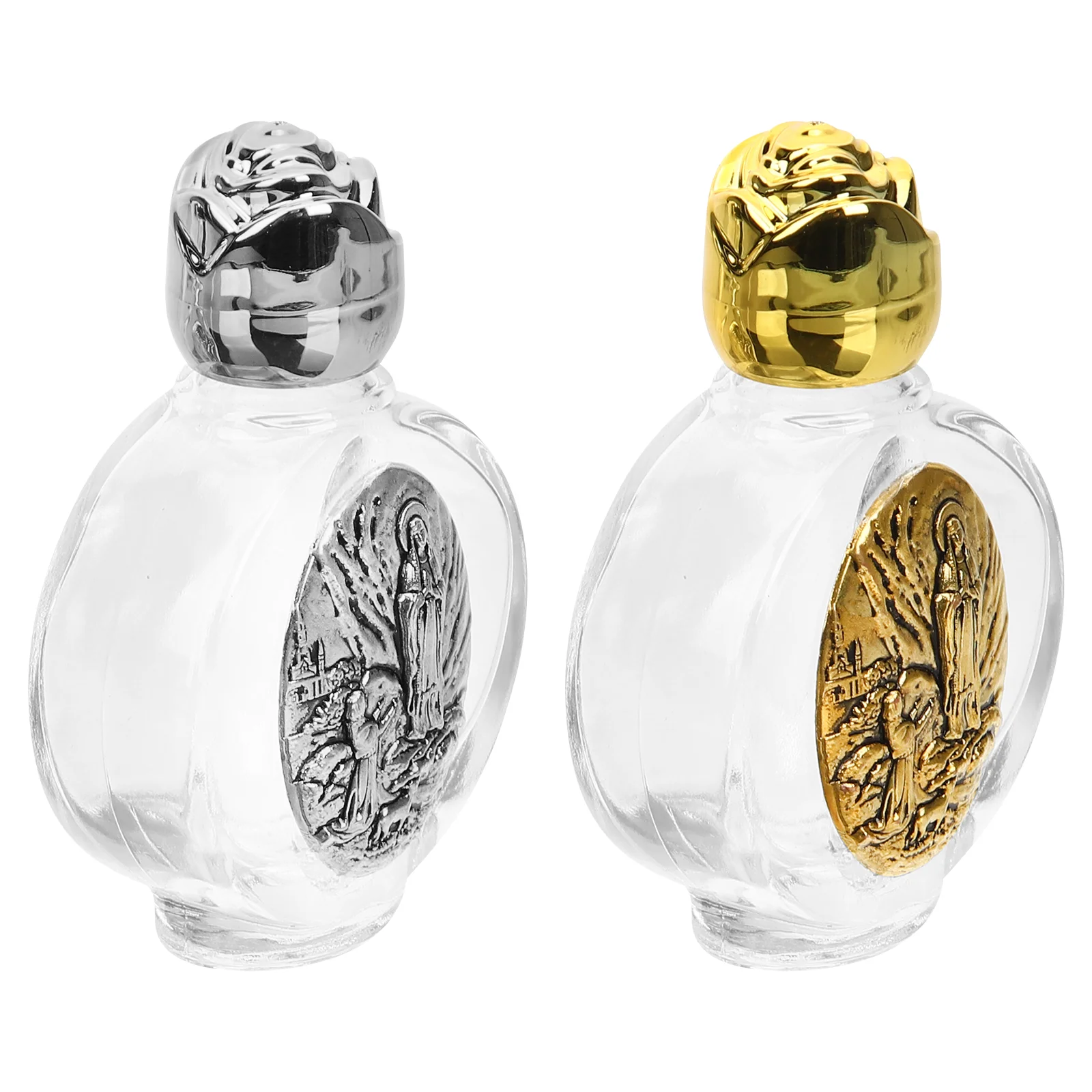 

Water Holy Bottles Bottle Catholic Clear Jars Wedding Container Empty Mini Jar Favors Refillable Decorations Easter Vials Party