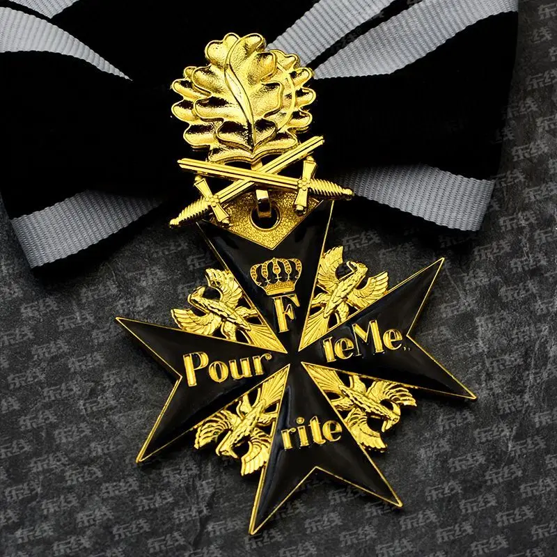 Медаль Маркса немецкая медаль с синим крестом из дубового листа для ветории