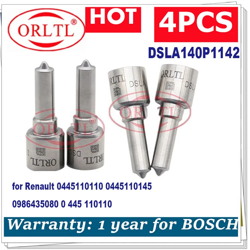 для Renault 0445110110 0445110145 0986435080 0 445 110110 НАСАДКА DSLA140P1142 0433175337 433 175 337 Форсунка топливной