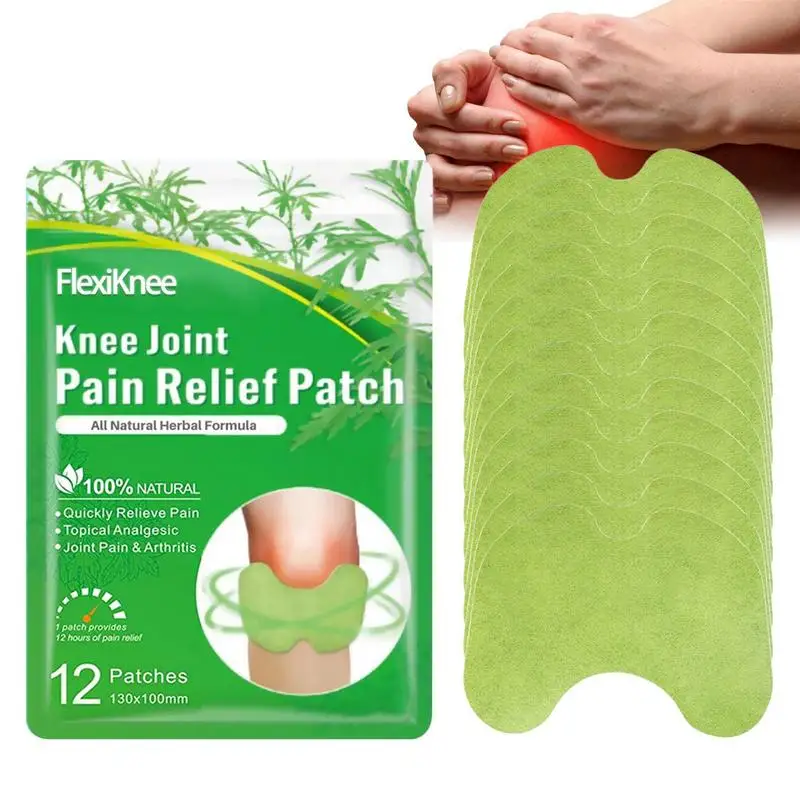 

Wormwood Knee Joint Patch Fast-Acting Warming Herbal Plaster Hurt Patches 12PCS Long Lasting Herbal Hurt Patch Paste Heat Patch
