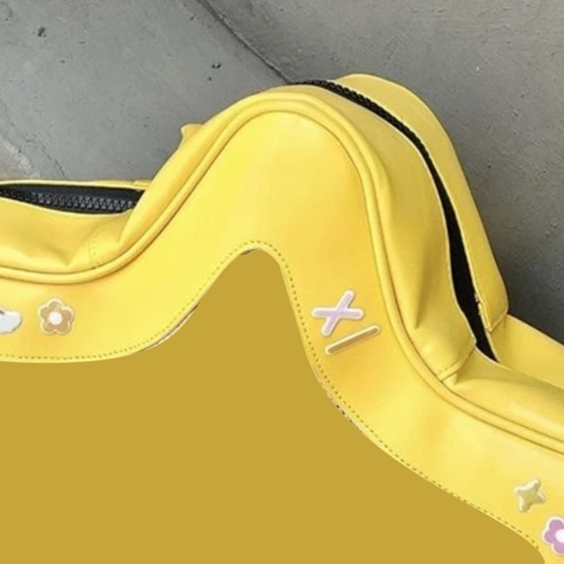 Прозрачный рюкзак в форме звезды модная сумка через плечо просторная для