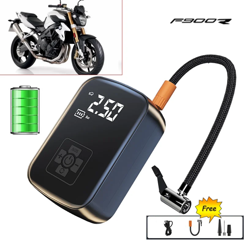 

Для BMW F900R F900 R F 900R 2009-2020 2019 2018 2017 2016 беспроводной шина для мотоцикла велосипеда лодки Многофункциональный насос шин