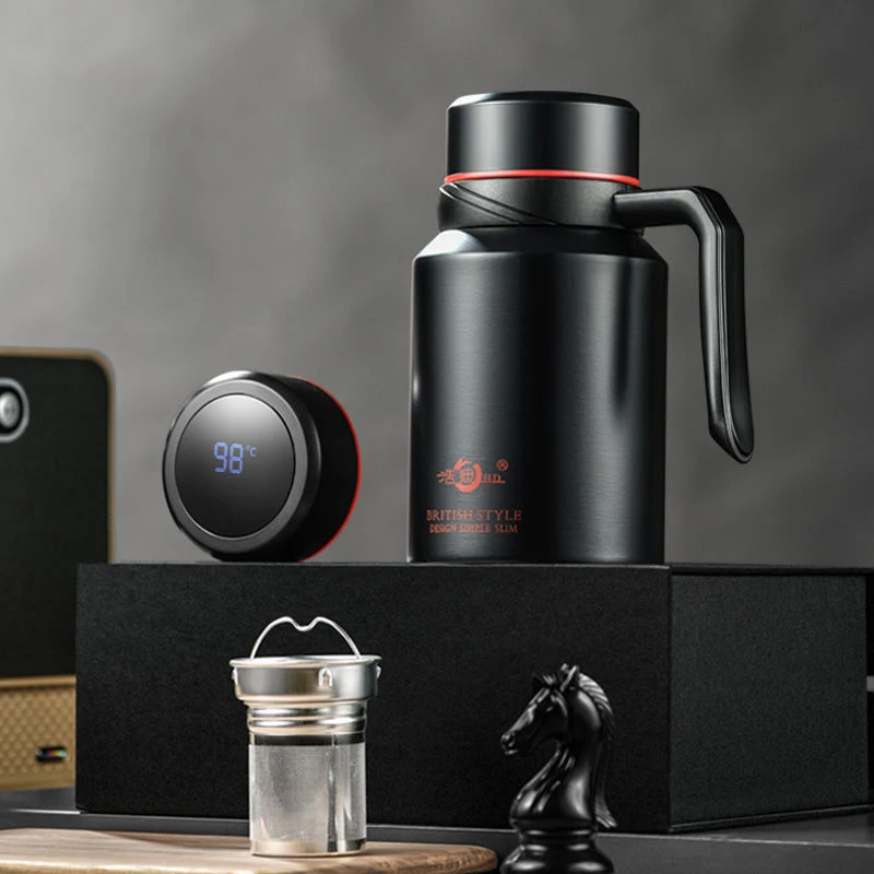 400-650ml With Tea Infuser Temperature Coffee Filter Stainless Steel Vacuum Insulated Coffee Mug Of Home Water Bottle