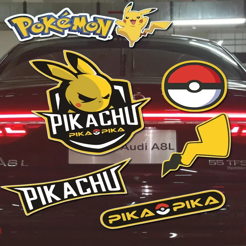 Наклейки покемон Пикачу