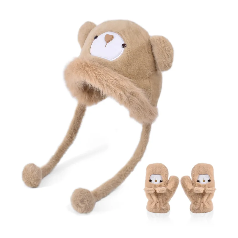 Женская шапка 2024 зимняя ветрозащитная и морозостойкая плюшевая утолщенная