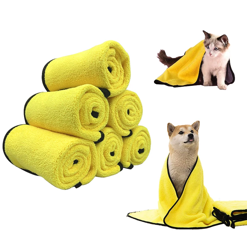 

Dog Towels Super Absorbent Pet Bath Towel Microfiber Dog Quicky Drying Towel for Small Large Dogs Cats Pets Shop Cleaning Towel