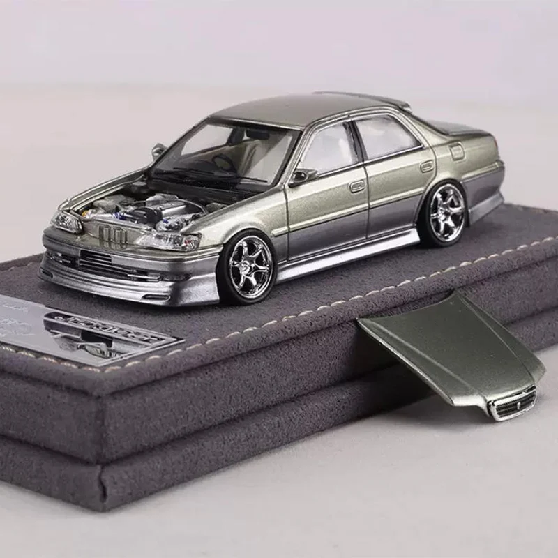 Фото Mortal 1:64 Масштабная модель автомобиля Cresta JZX100 из сплава, статическая, для демонстрации, коллекционная игрушка, подарок, сувенир №4