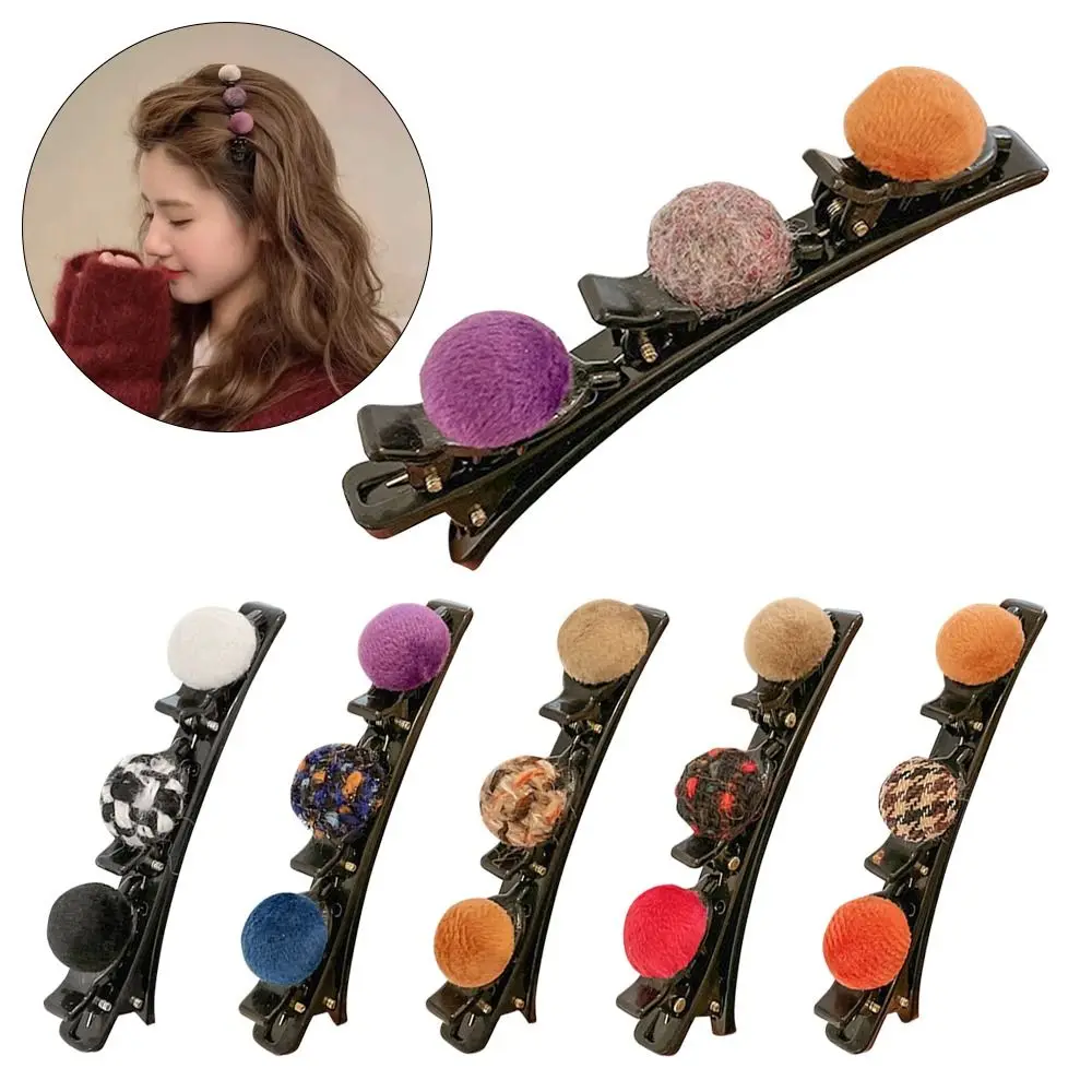 

Hairpins Hair Clip Side Bangs Lazy Men Clip Weaving Hairpin Shattered Hairpin Front Duck Mouth Clip Women's Headwear