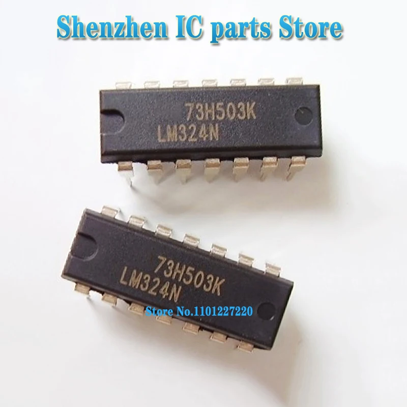 

1 шт. LM324N DIP14 LM324 DIP-14 новая и оригинальная интегральная схема