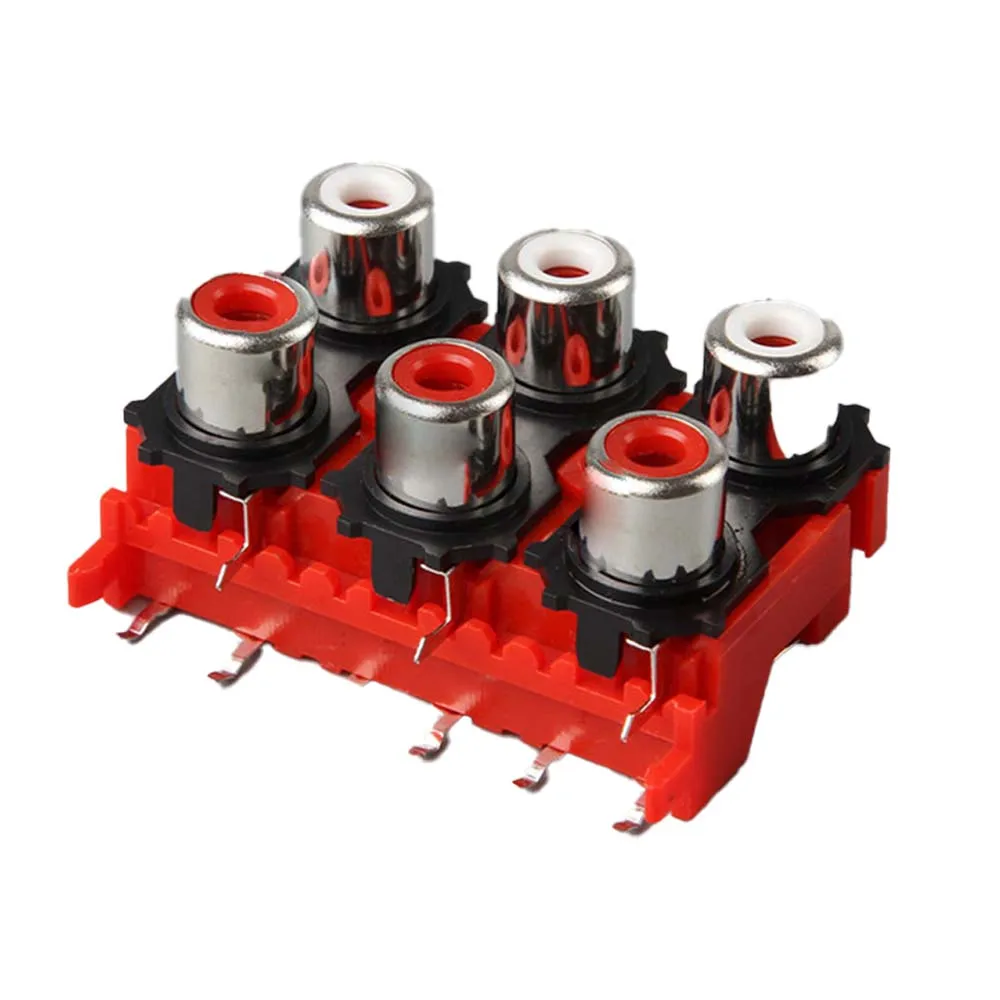 

10 шт., встроенный разъем lotus socket6, с 9 отверстиями