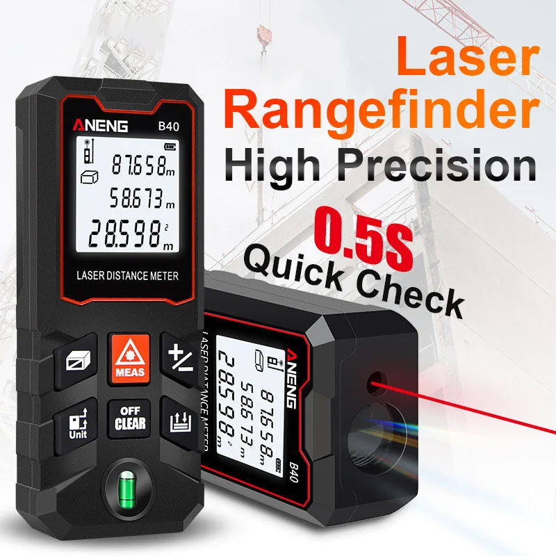 

Portable B40/B60/B80/B100 Laser Rangefinder Infrared Measuring Meter Home Indoor Handheld Laser Distance Meter Professional